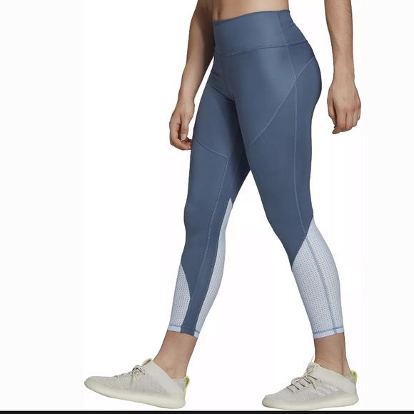 adidas Pants - Adidas Believe This High-Rise 7/8 Leggings blue XS